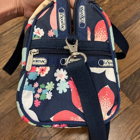 LeSportsac Melanie floral print mini crossbody shoulder bag small NWOT NEW - Picture 11 of 11